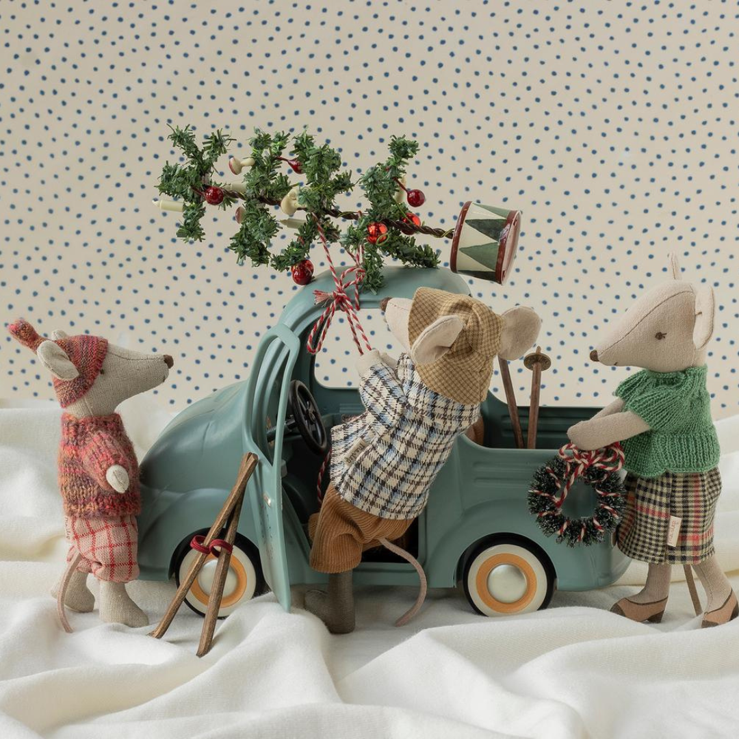 Pre-order Maileg Winter Ski Truck Bundle