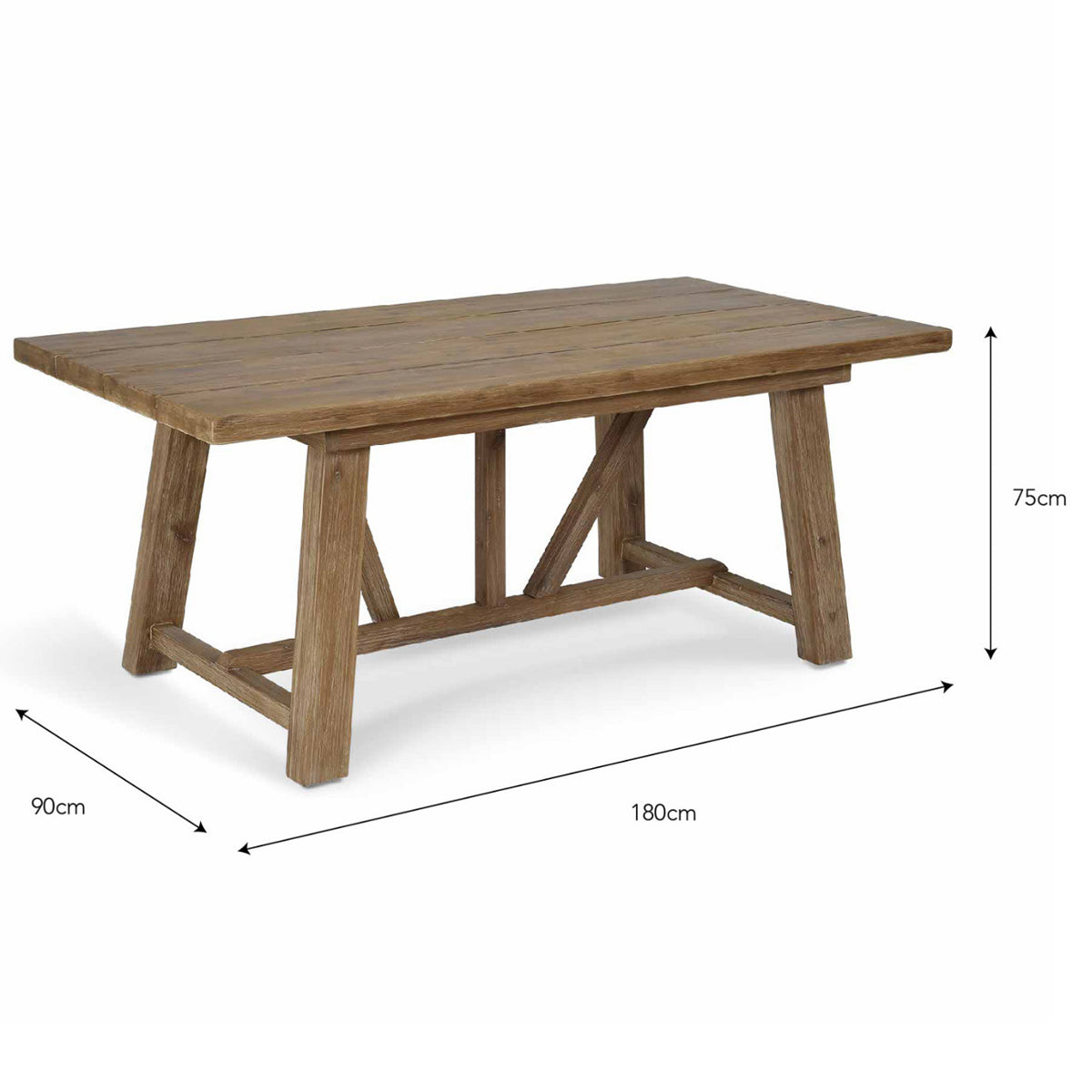 Garden Trading Chilford Solid Wood Dining Table - Large