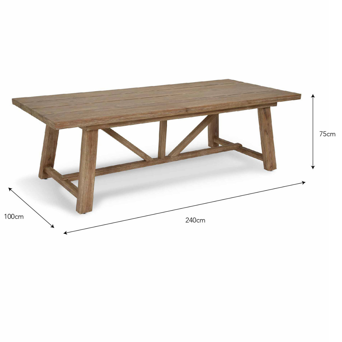 Garden Trading Chilford Solid Wood Dining Table - Large