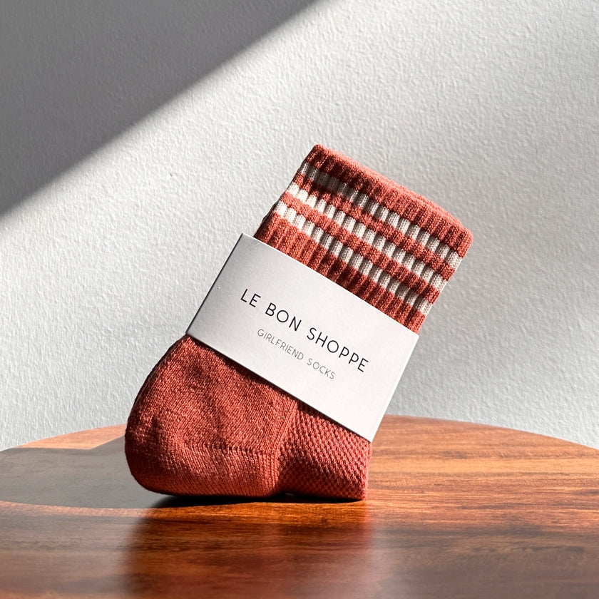 Girlfriend Socks: Terracotta