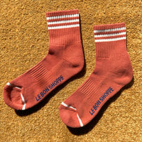 Thumbnail for Girlfriend Socks: Terracotta