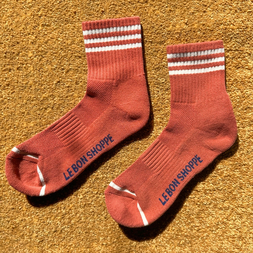 Girlfriend Socks: Terracotta