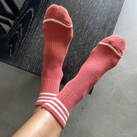 Thumbnail for Girlfriend Socks: Terracotta