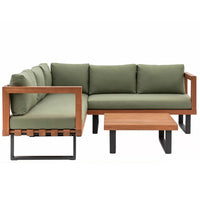 Thumbnail for Green Corner Sofa Set