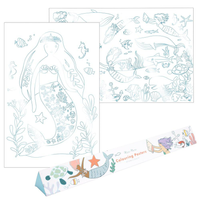 Thumbnail for Mermaid Colouring Posters (set of 2)