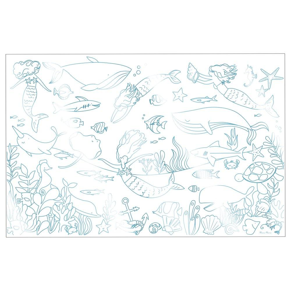 Mermaid Colouring Posters (set of 2)