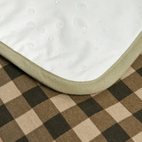 Thumbnail for Hyde Park Waterproof Changing Pad - Green Checks