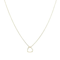 Thumbnail for Gold Open Heart Necklace 16” Chain