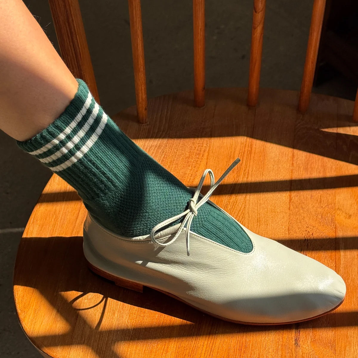 Girlfriend Socks: Hunter Green