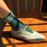 Thumbnail for Girlfriend Socks: Hunter Green