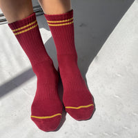 Thumbnail for Boyfriend Socks: Cardinal