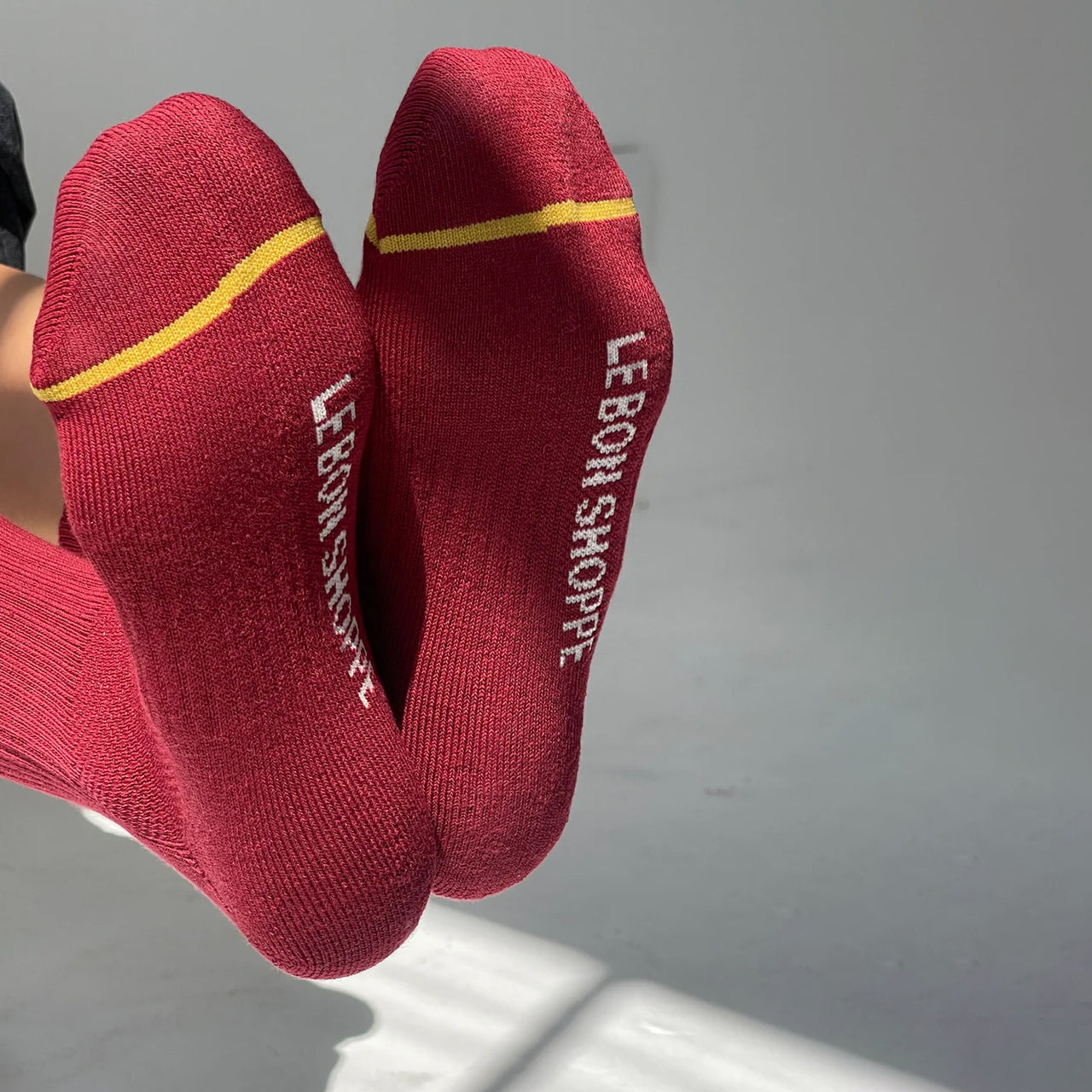 Boyfriend Socks: Cardinal