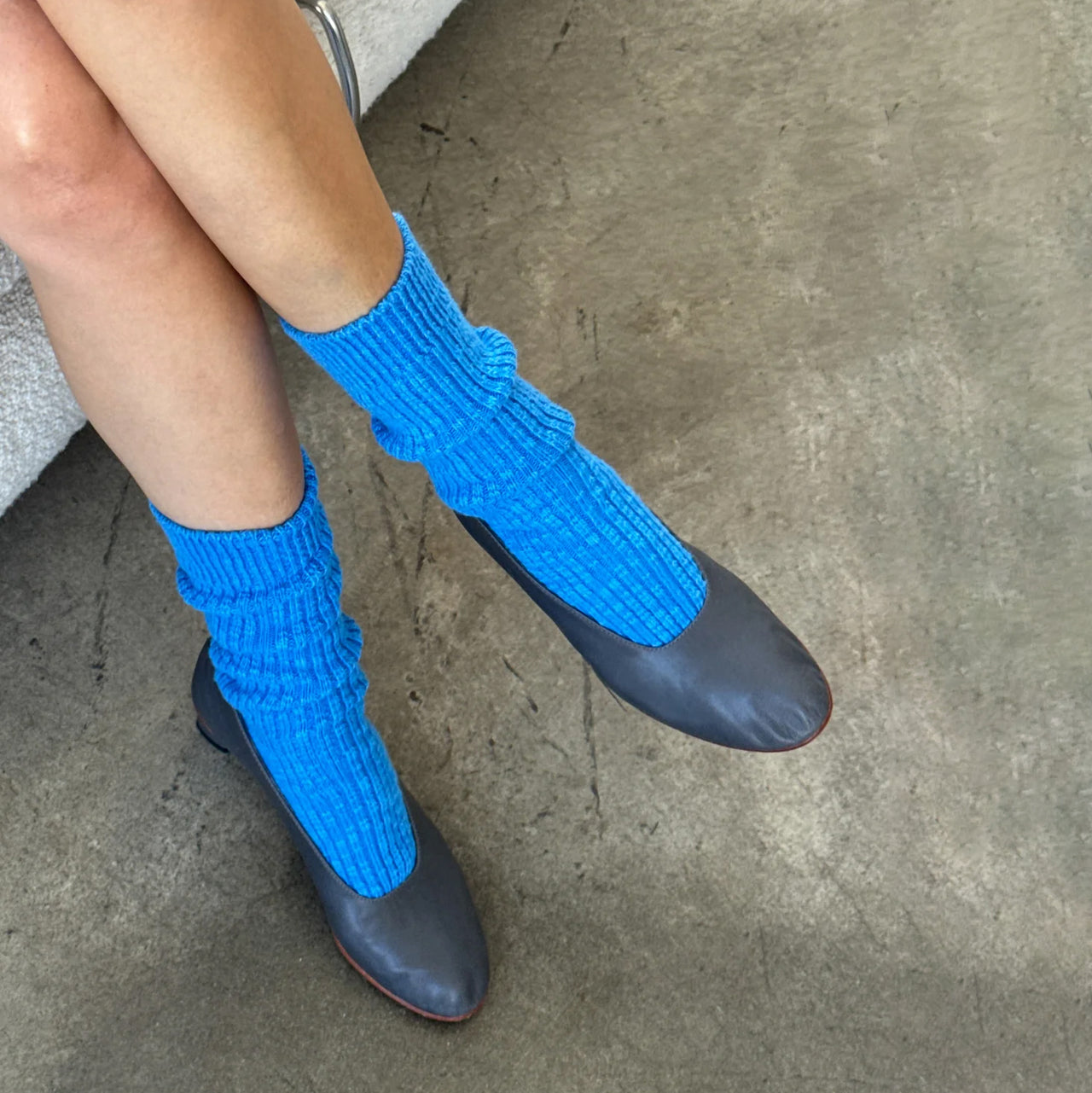 Cottage Socks - Laguna Blue