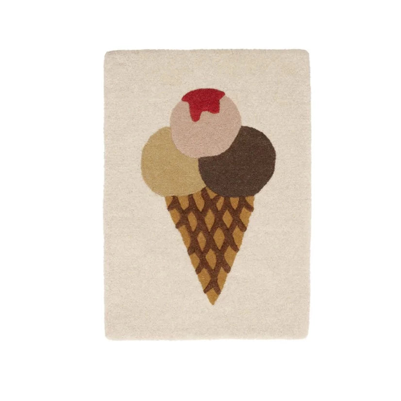 Ice Cream Miniature Rug/Wallhanger