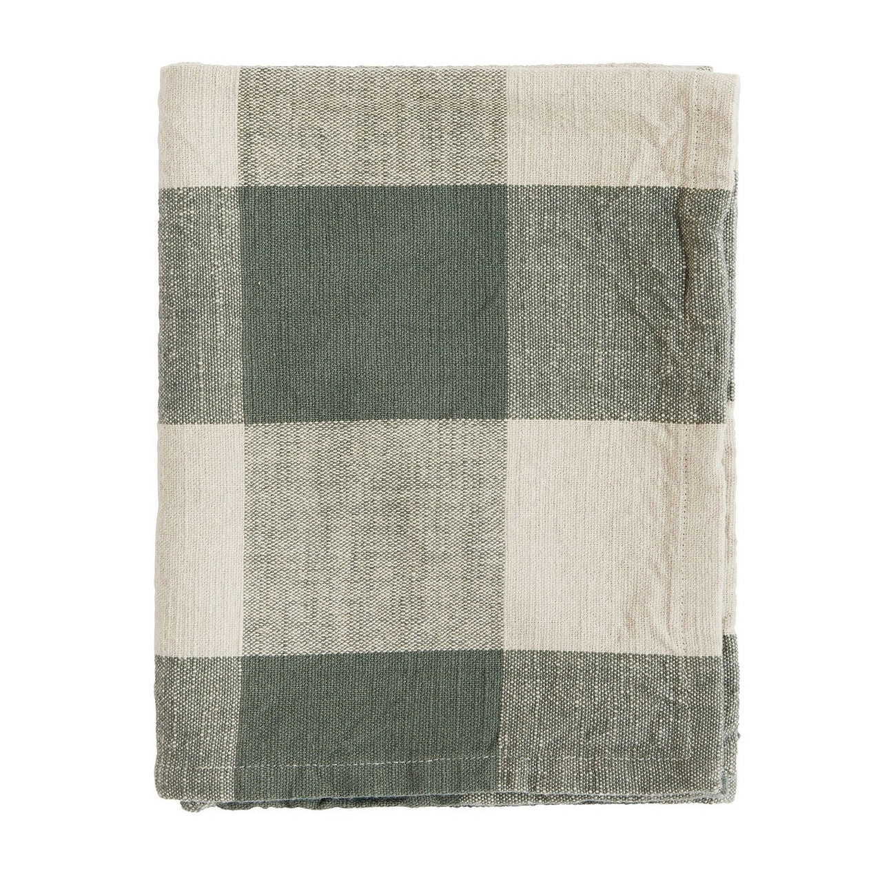 Cotton Kitchen Towel Check-Woven Leaf