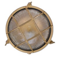 Thumbnail for Devonport Round Bulk Head Light - Brass