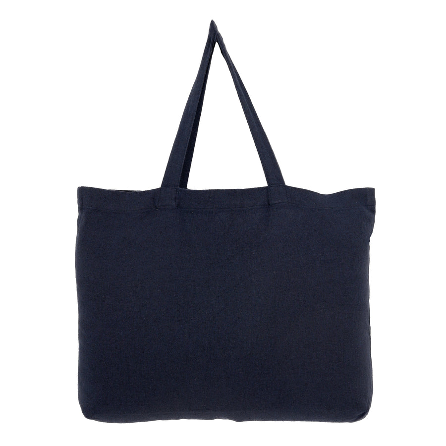 Lucciana Tote Shopper Linen Cotton - Navy