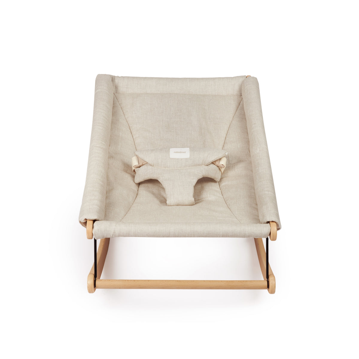 Growing Green Lin Français Baby Bouncer - Grey