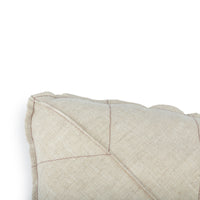 Thumbnail for Linen Français Leaf Cushion - Grey