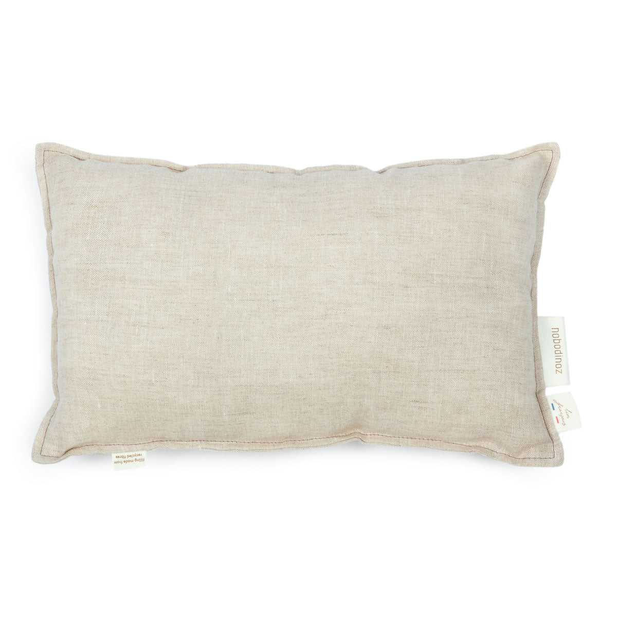 Linen Français Rectangular Cushion - Grey