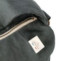 Thumbnail for Nobodinoz Français Linen Stroller Bag - Green Blue