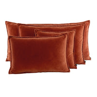 Thumbnail for Manhattan Velvet Cushion - Brick