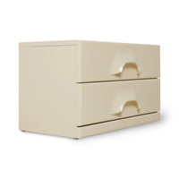 Thumbnail for HK Living Chest of 2 Drawers, Cream MKA1984