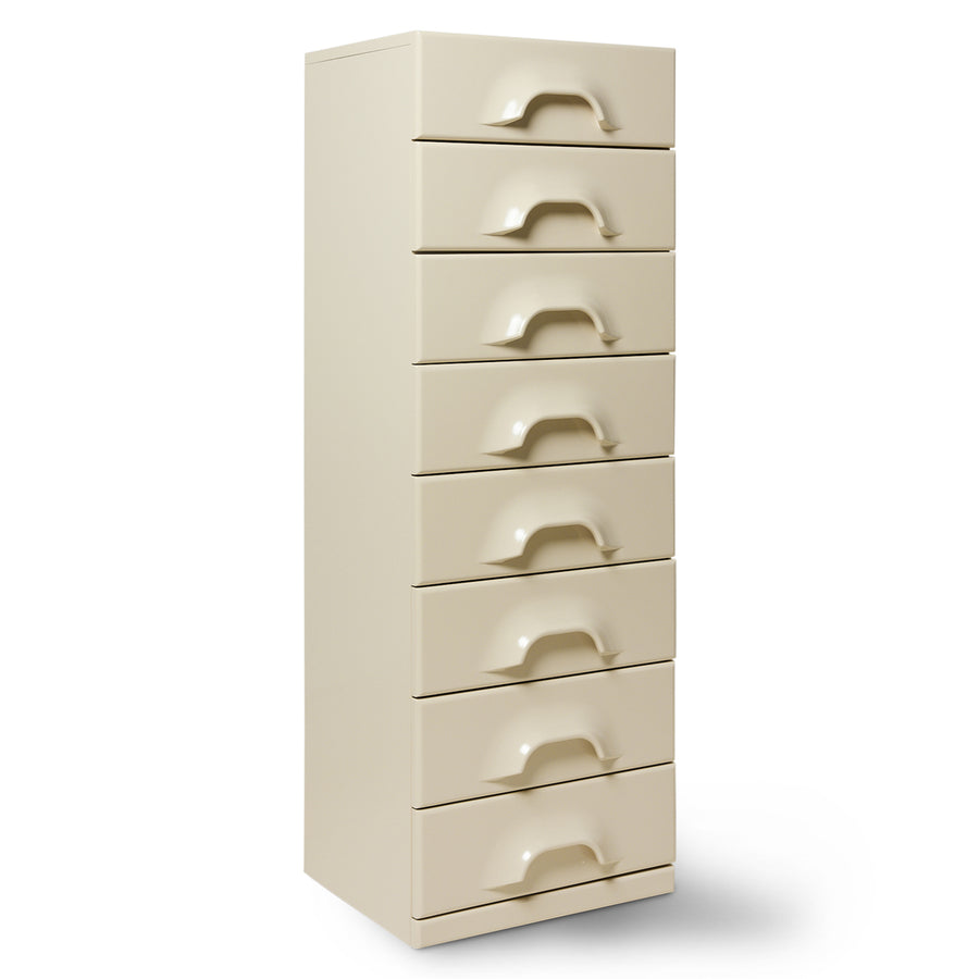 HK Living Chest of 8 Drawers, Cream MKA1988
