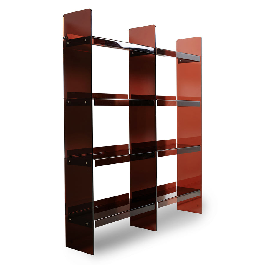 HK Living Acrylic Cabinet 160cm Smokey BrownHK Living Acrylic Cabinet 160cm Smokey Brown MKA1990