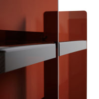 Thumbnail for HK Living Acrylic Cabinet 160cm Smokey Brown MKA1990