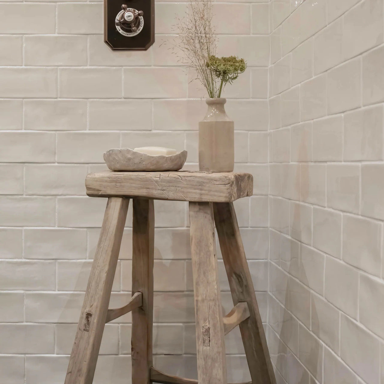 Rustic Reclaimed Rectangular Stool
