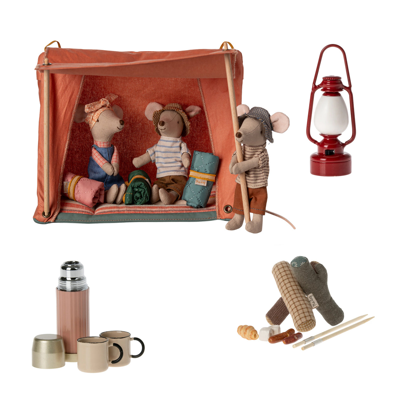 Hiker Mouse Bundle including Fire, Thermos and Lantern