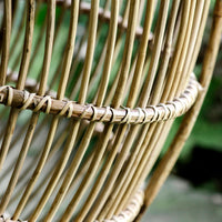 Thumbnail for Nkuku Nesari Rattan Hanging Chair - Natural