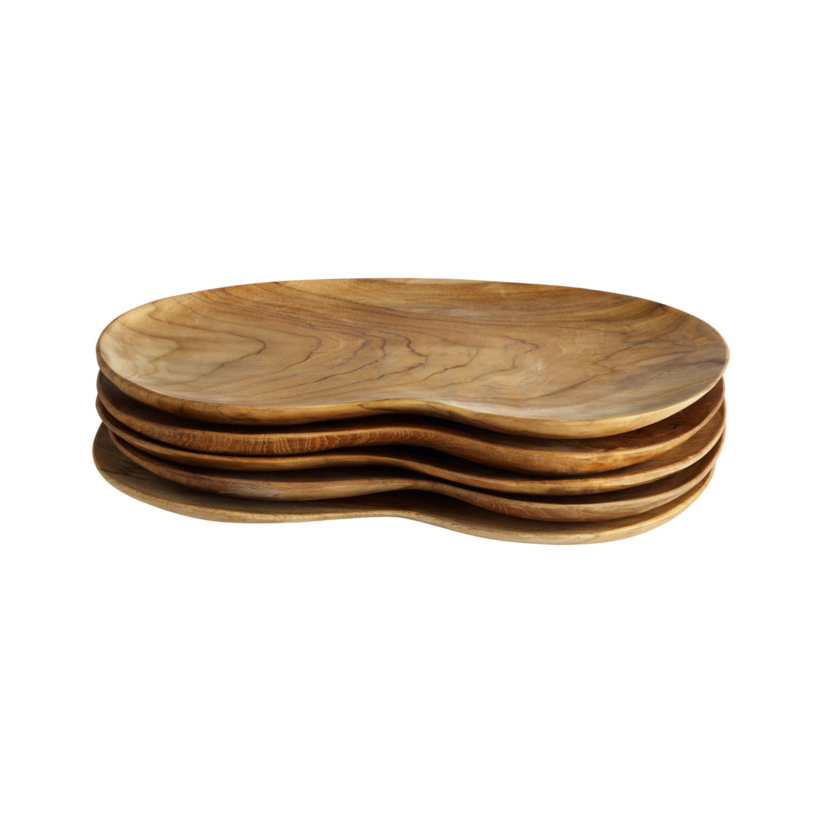 TineKhome Teak Tree Plate 30cm NUSAPLATE-L