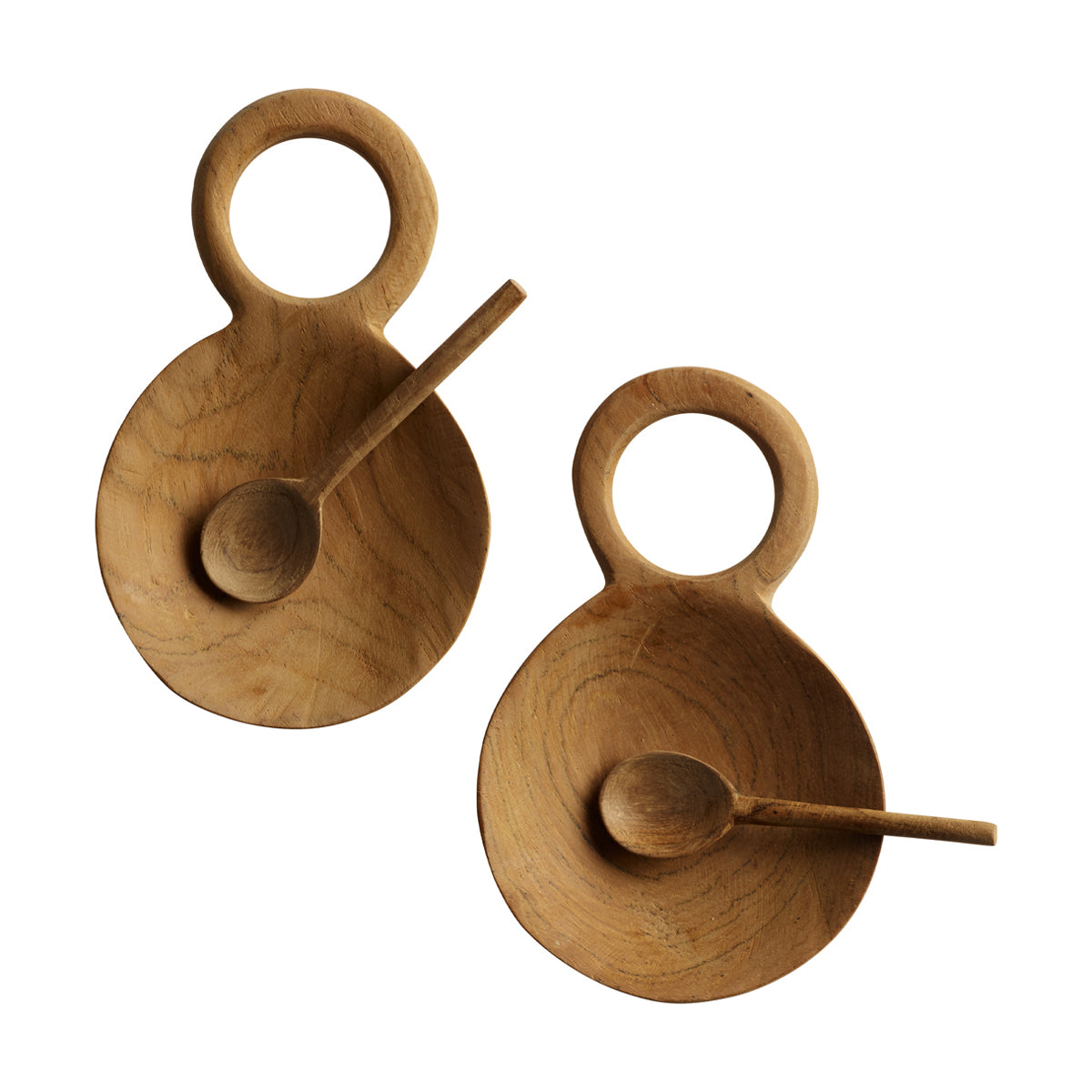 TineKhome Salt Set Teak Tree NUSASALT-SET