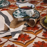 Thumbnail for Stevie Floral Linen Tablecloth