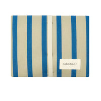 Thumbnail for Stories Waterproof Changing Pad - Green Blue Stripes