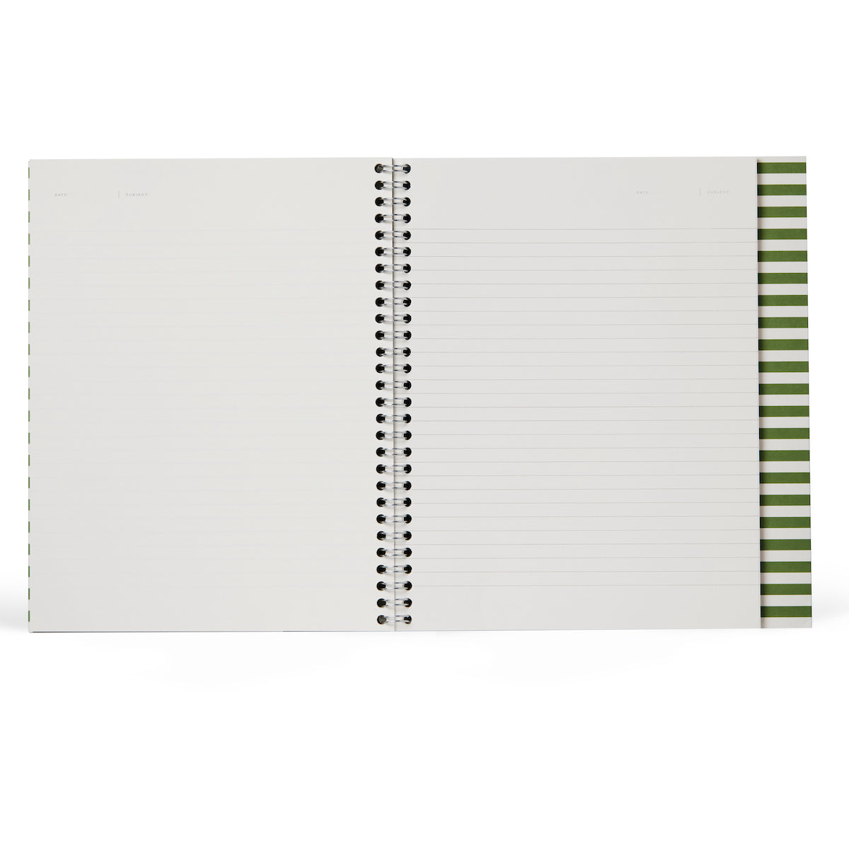 NOTEM Nela Wirebound Spiral Notebook, Large - Green