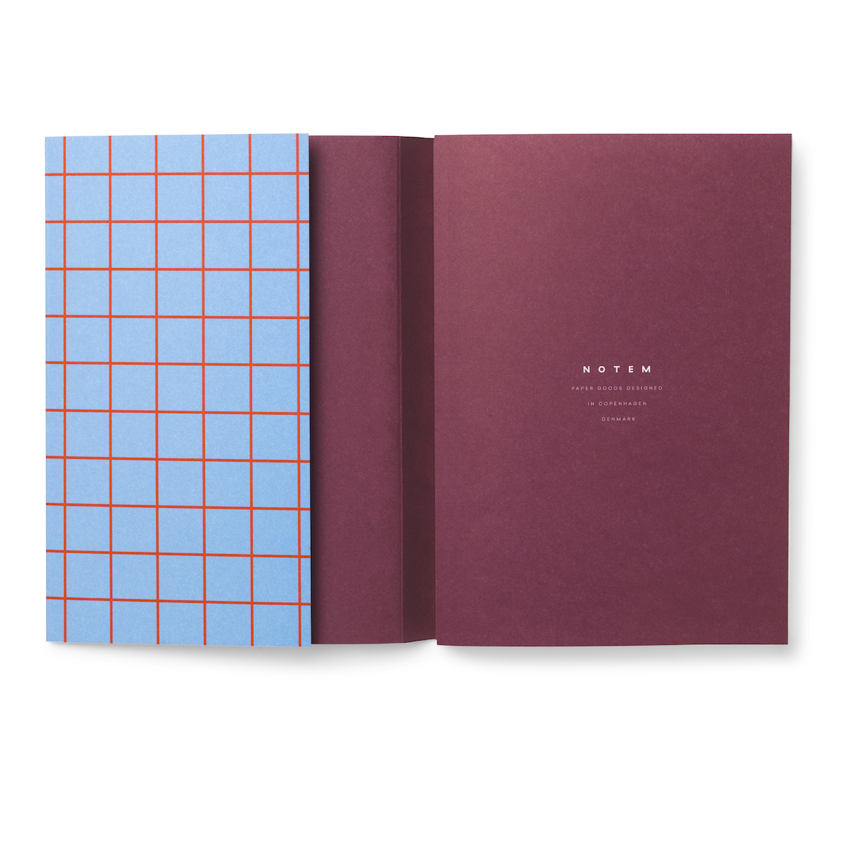 NOTEM UMA Flat-Lay Notebook, Small - Light Blue