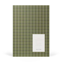 Thumbnail for NOTEM Vita Notebook, Medium - Green Grid