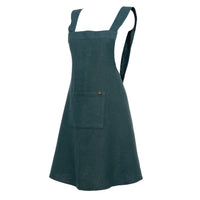Thumbnail for Apron Osani Linen Cotton Bleu De Prusse