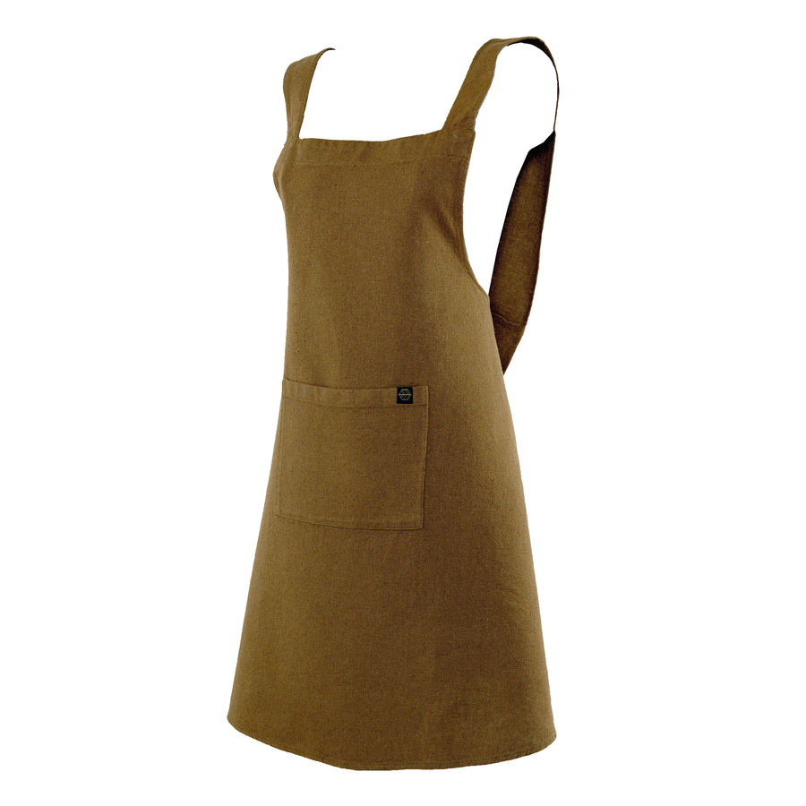 Apron Osani Linen Cotton Gold