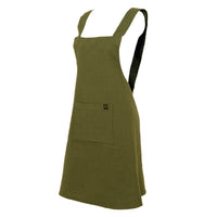 Thumbnail for Apron Osani Linen Cotton Olive