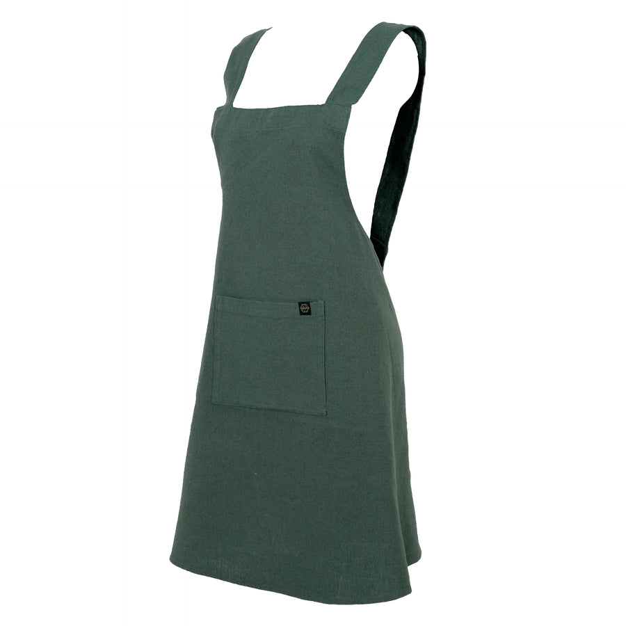 Harmony Apron Osani Linen Cotton Pigeon