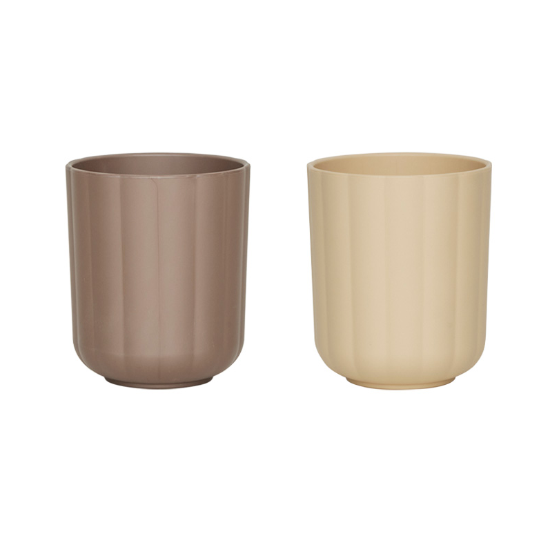 Pullo Cup Pack of 2 - Taupe /Vanilla