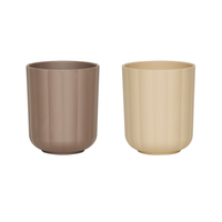 Thumbnail for Pullo Cup Pack of 2 - Taupe /Vanilla