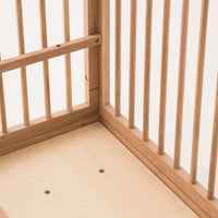 Thumbnail for Pure Oak Wood Evolving Crib & Evolving Junior Kit