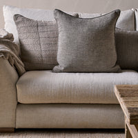 Thumbnail for Repudi Linen Cushion Cover - Soft Grey 50 x 50 cm