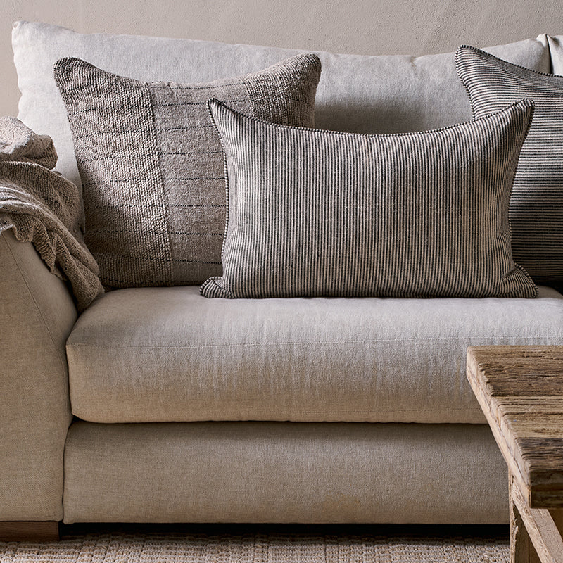 Repudi Linen Cushion Cover - Soft Grey 60 x 40 cm
