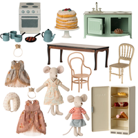 Thumbnail for Maileg Royal Kitchen Bundle with Mum Mouse and Big Sister Mouse